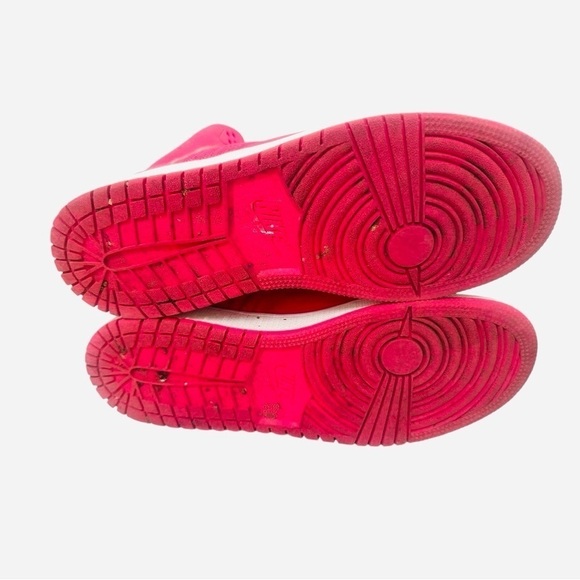 ‼️CLEARANCE ‼️ Jordan 1 Flight 4 GG in Vivid Pink/Black-white - Picture 11 of 12
